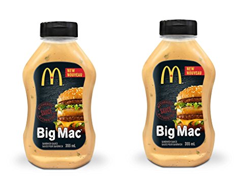 Mcdonald's Sauce - 2 pack ( 355ml/12.00 Ounces each) {Imported from Canada} (Big Mac)