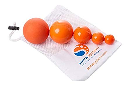 Soma System Acupressure Self-Massage Ball Set For Deep Tissue Therapy and Myofascial Release. Use to Improve Mobility for Pilates and CrossFit. Contains a FREE Online Body Release Course