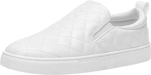 Jeossy Women's 8009 Slip On Sneakers Vegan Casual Shoes Light Weight Fashion Sneakers for Women