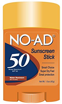 No-Ad Spf#50 Sport Body   Face Sunscreen Stick 1.5oz
