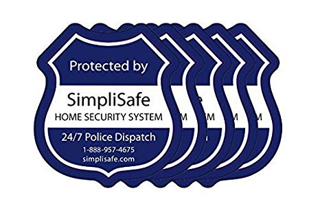 SimpliSafe Window Decals Pack of 5