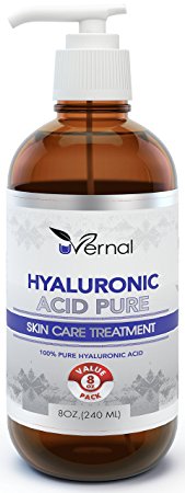 Hyaluronic Acid for Skin - 100% Pure Medical Quality Clinical Strength Formula - Anti aging formula (8 oz)
