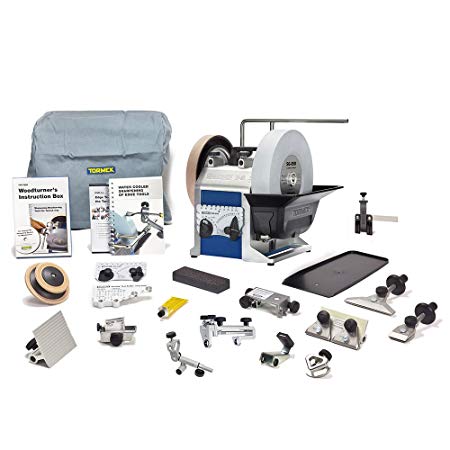 Tormek Sharpening System Magnum Bundle TBM803 T-8. A Complete Water Cooled Sharpener With 13 Popular Jigs and Accessories