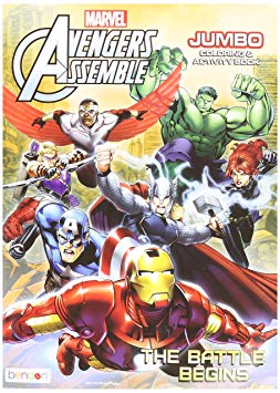 Avengers Assemble Jumbo Coloring and Activity Book