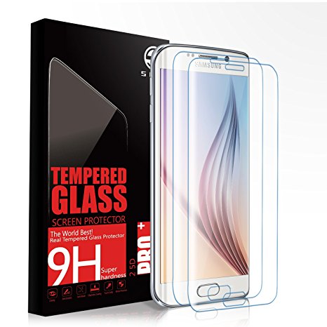 Samsung S7 Edge Class Screen Protector SGIN, [2Pack]Highest Quality Premium Tempered Glass Anti-Scratch, Clear High Definition (HD) Screen Film for Samsung Galaxy S7 Edge(Full Screen Coverage)