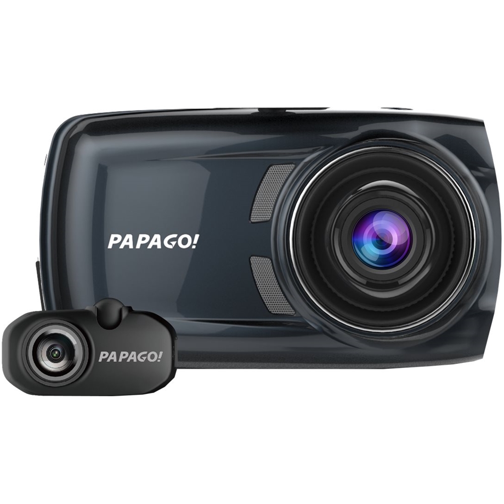 PAPAGO - GoSafe S810 Front and Rear Camera Dash Cam - Black