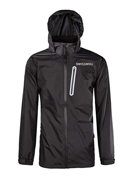 SWISSWELL Rain Coat for Men Waterproof Hooded Rainwear