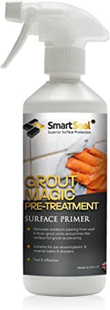 Grout Magic Primer and Cleaner - 500 ml - Increases Porosity of Existing Grout Enabling Correct Adhesion and Penetration of Grout Magic Sealer
