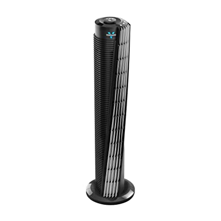 Vornado 184 Whole Room Air Circulator Tower Fan, 41 inch, Red