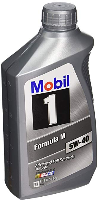 Mobil 1 122094 5W-40 Formula M Advanced Full Synthetic Motor Oil, 1 Quart Bottle