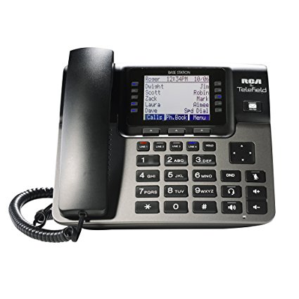 RCA Unison U1000 Dect_6.0 10-Handset 4-Line Landline Telephone