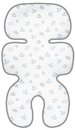 Manito Clean Basic 3D Mesh Seat Pad/Cushion/Liner for Stroller and Car Seat (Tiara Blue)
