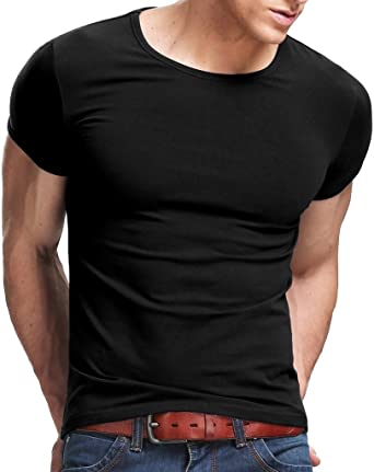 XUDIAN Short Sleeves Men T-Shirt Crew-Neck