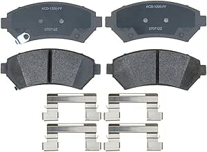 ACDelco Silver 14D699MH Semi-Metallic Front Disc Brake Pad Set