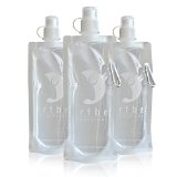 Tribe Provisions Flex - Eco-friendly Collapsible Adventure Water Bottle 3-pack