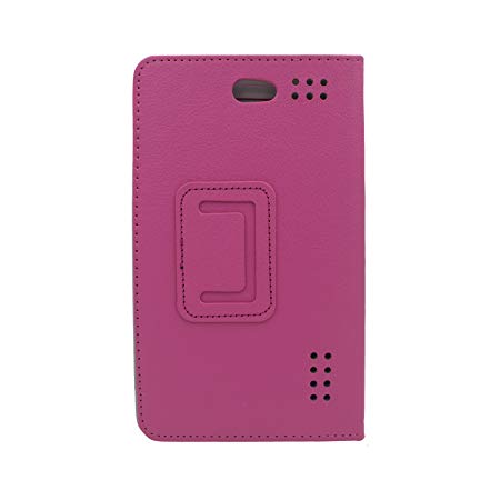 Transwon 7 Inch Phablet Case Compatible with ibowin M710, Tagital 7 Quad Core 3G Phablet, Yuntab E706, BLU Touchbook M7, indigi Phablet 7.0, Fusion5 F704B, LISRUI Phablet 7 Inch, NeuTab Air7 - Pink