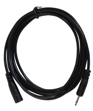 YCS Basics 6 foot 2.5mm Male to Female mono extension cable