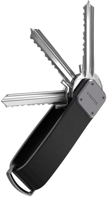 Ekster Key Case | Smart Key Organizer Keychain | Compact Key Holder with Key Finder and Loop for Car Keys
