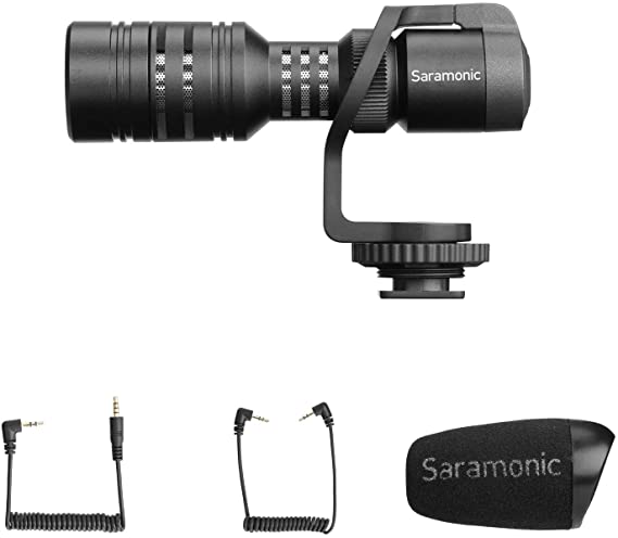 Lightweight Mini Video Microphone, Professional Shotgun Mic Compactible for Camera,iPhone/Android Smartphones, Canon EOS/Nikon DSLR Cameras and Camcorders
