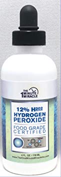 12% Hydrogen Peroxide Food Grade - 4 oz Bottle - Recommended by The One Minute Cure Book