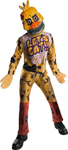 Rubie's Costume Boys Five Nights at Freddy's Nightmare Chica The Chicken Costume, Large, Multicolor