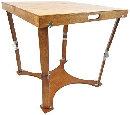 Spiderlegs Folding Cafe Table, 30-Inch, Warm Oak
