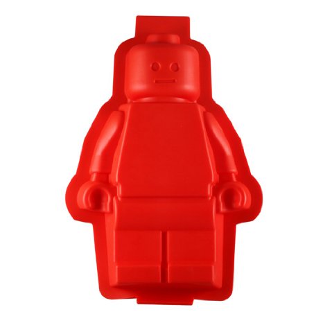 Gwogo Minifigure Silicone Candy Tray Cake Mold - for Lego Lovers Single Robot