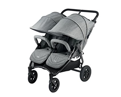 Valco Baby Neo Twin Double Lightweight All Terrain Stroller (Grey Marle)