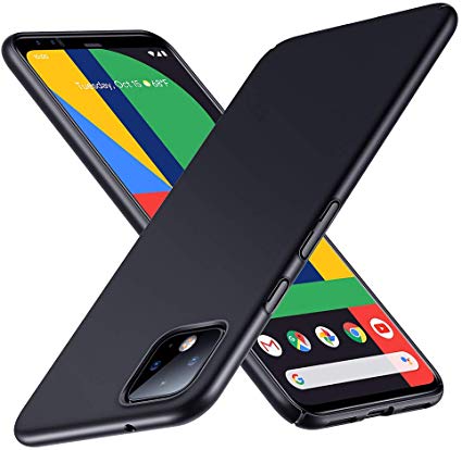 ESR Appro Case Compatible for The Pixel 4, Slim Black Shock Absorption Hard Cover Case [Utra-Thin and High Protection] Compatible for The Google Pixel 4(2019), Black