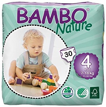 Bambo Nature Diapers-Size 4-120 Count