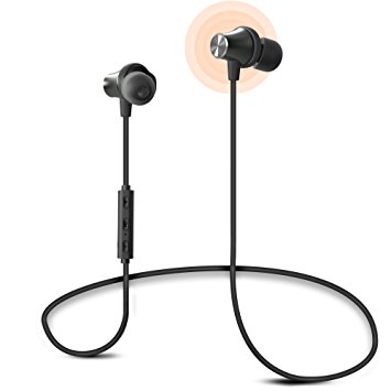 TAGG Sports  In-Ear Wireless Bluetooth Headphones/Earphones/Earbuds with Microphone (GUN METAL) [[NEW RELEASE]]
