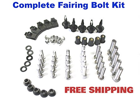 Complete Motorcycle Fairing Bolt Kit Honda CBR600RR 2007 - 2008 Body Screws, Fasteners, and Hardware