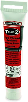 Rectorseal 23710 1-3/4-Ounce Tube T Plus  Pipe Thread Sealant, White