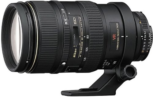 Nikon 80-400mm f/4.5-5.6D ED Autofocus VR Zoom Nikkor Lens (OLD MODEL)