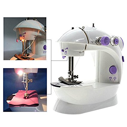 Electric Handheld Sewing Machines Double Thread Multifunction Automatic Tread Rewind Sewing Machine