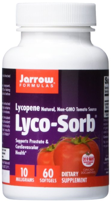 Jarrow Formulas Lyco-Sorb , Supports Prostate & Cardiovascular Health, 10 mg, 60 Softgels