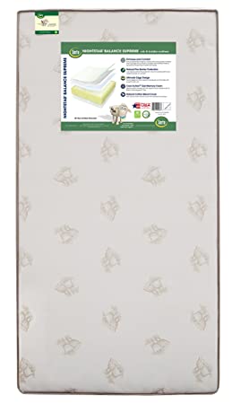 Serta Nightstar Balance Supreme Cool Action Gel Memory Foam Crib and Toddler Mattress | Waterproof | Lightweight |GREENGUARD Gold Certified