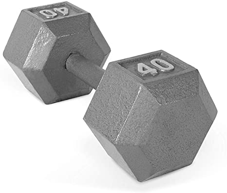 CAP Barbell Solid Hex Dumbbell, Single