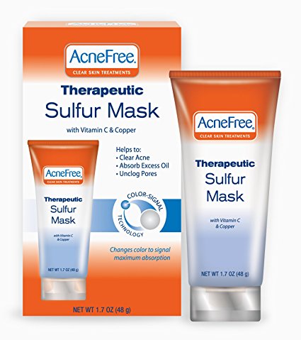 Acnefree Therapeutic Sulfur Mask, 1.7-Ounce (Pack of 2)