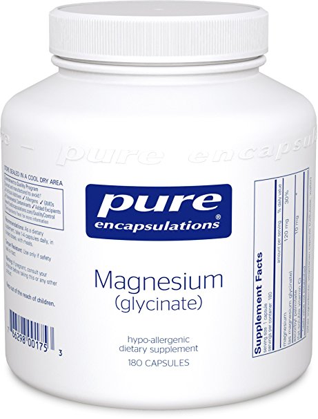 Pure Encapsulations - Magnesium (Glycinate) 120 Mg 180 Vcaps