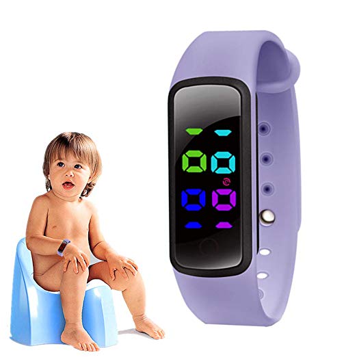bopopo Potty Training Watch - Baby Reminder Water Resistant Timer - Potty Trainer for Girls & Boys - Kids & Toddler Training Toilet Watches - LED Screen,9 Songs Loops