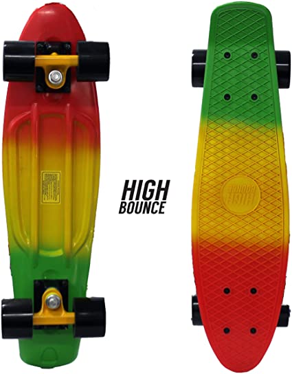 High Bounce Complete 22 Inch Skateboard for Kids of All Ages, Girls, Boys