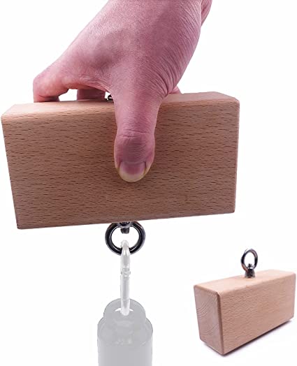 Lights Mountain Wooden Pinch Block Grip Hand Grip Workout Climbing Power Grips Forearm Finger Exerciser Strength Training Strengthener Equipment