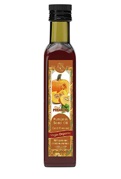 Pumpkin Seed Oil Cold Pressed Virgin Organic 8.45 fl oz/250 ml