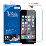 JETech Tempered Glass Screen Protector Retail Packaging for Apple iPhone 55S5C