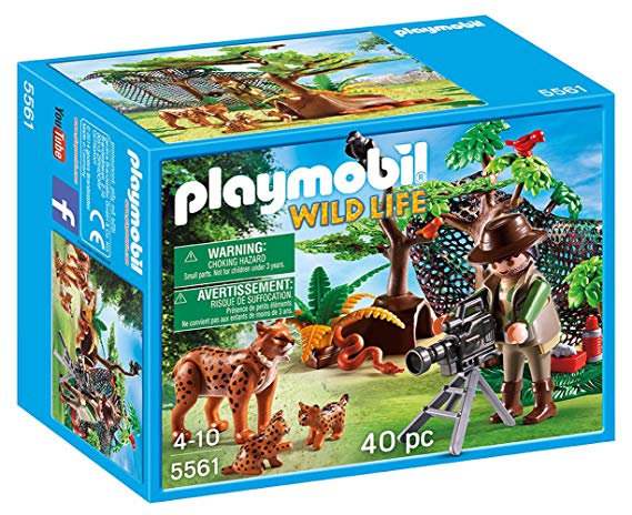 PLAYMOBIL Lynx Family with Cameraman