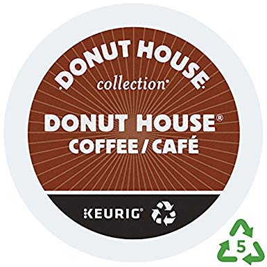 Donut House Collection Single Serve Keurig Certified Recyclable K-Cup pods for Keurig brewers, 30 Count