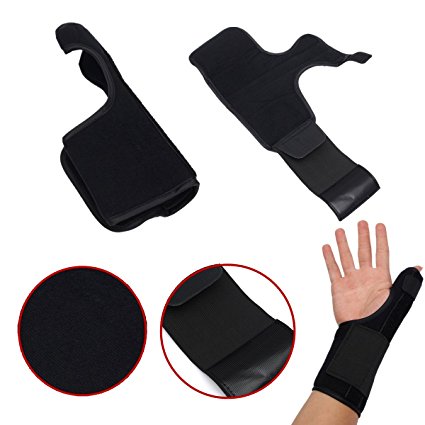 Thumb Support , LOPEZ Adjustable Thumb Splint and Wrist Brace Stabilizer Guard with Spica Support Your Finger for Treating Arthritis, Sprains, Strains, Trigger Thumb - Universal Size