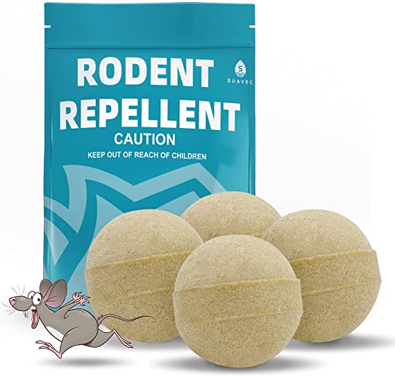 SUAVEC Rodent Repellent, Mouse Repellent Peppermint, Outdoor Mint Mice Repellent, Rat Repellent for House, RV Mouse Repellant, Mice Away, Rat Deterrent, Peppermint Oil to Repel Mice and Rats- 8 Packs