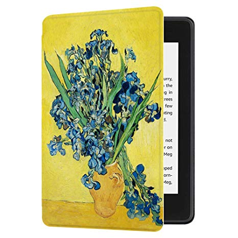 Huasiru Painting Case for All-New Kindle Paperwhite (10th Generation-2018 Only - Will Not fit Prior Generation Kindle Devices), Violet